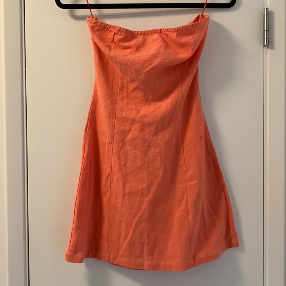 Tube top mini dress